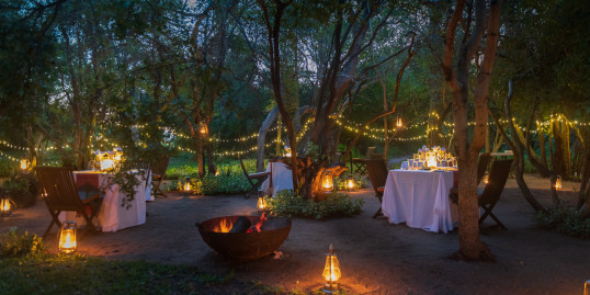 Dining Under Starlight Sabi Sabi