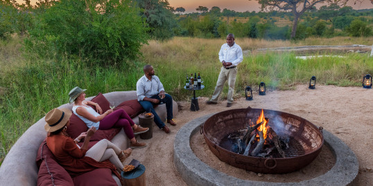 Sabi Sabi Rates Earth Lodge Fire Pit