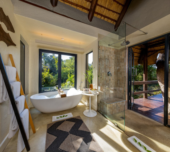 Sabi Web Little Bush Camp Room Bathroom View